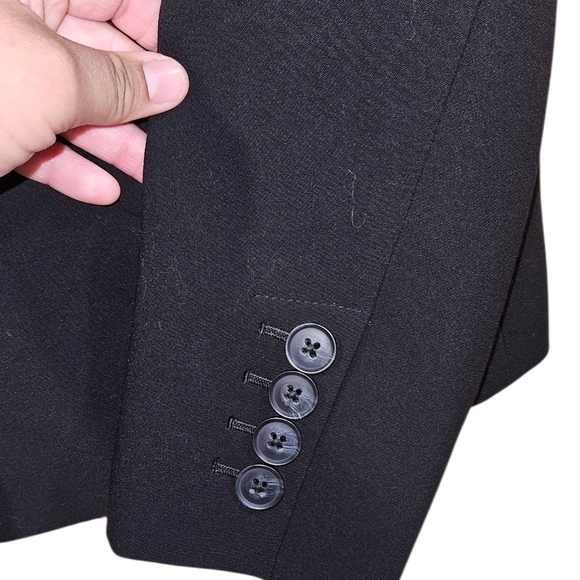 Nordstrom Two-Button Black Blazer, Size Large, NWOT - Picture 7 of 8
